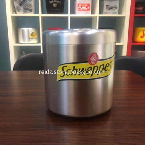 galvanized metal ice buckets with stand